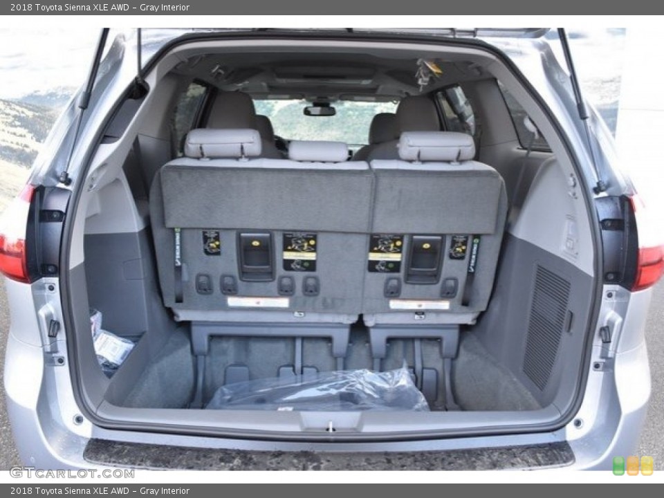Gray Interior Trunk for the 2018 Toyota Sienna XLE AWD #124418881