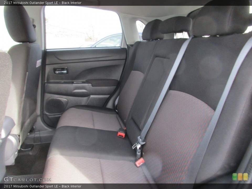 Black Interior Rear Seat for the 2017 Mitsubishi Outlander Sport LE #124418944