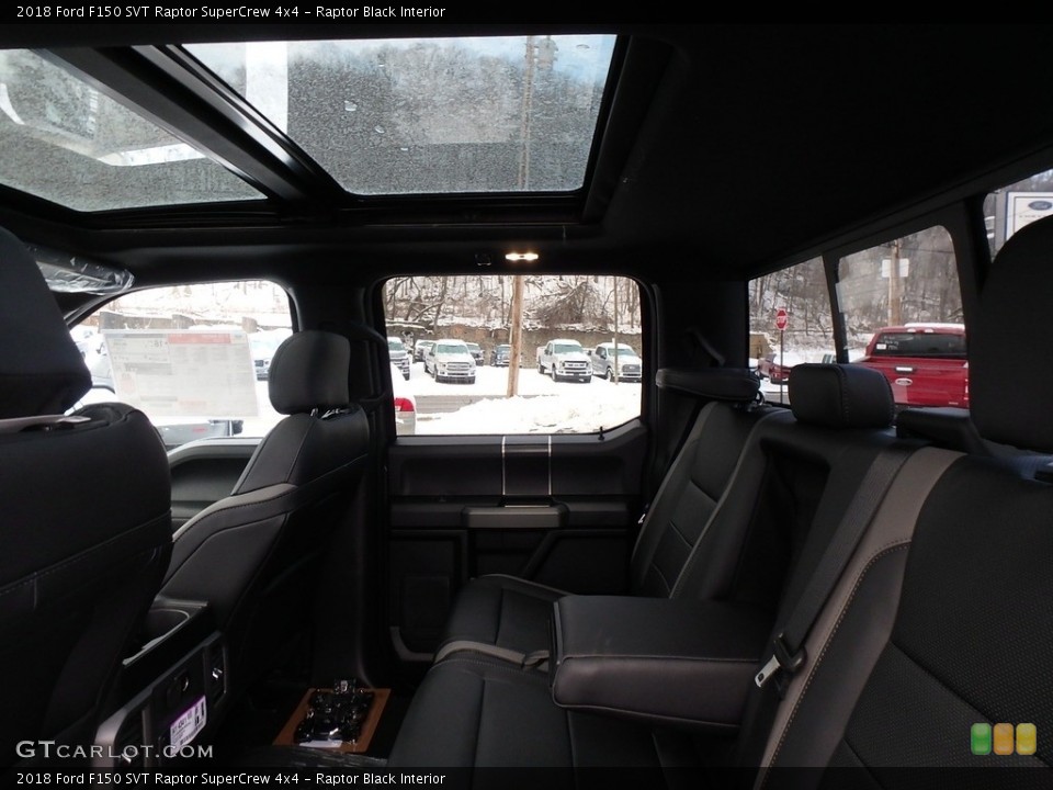 Raptor Black Interior Rear Seat for the 2018 Ford F150 SVT Raptor SuperCrew 4x4 #124425757