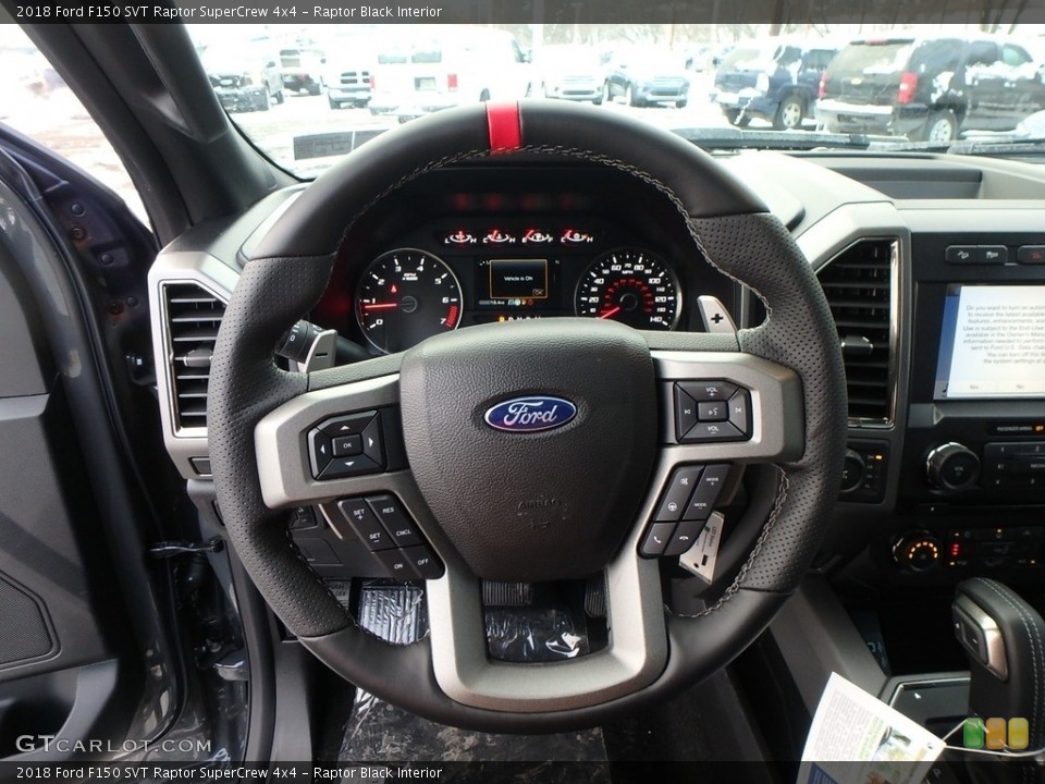 Raptor Black Interior Steering Wheel for the 2018 Ford F150 SVT Raptor SuperCrew 4x4 #124425892