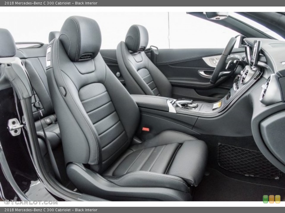 Black Interior Photo for the 2018 Mercedes-Benz C 300 Cabriolet #124427656
