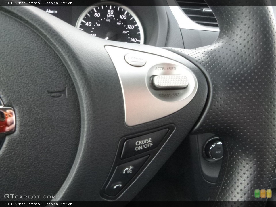 Charcoal Interior Controls for the 2018 Nissan Sentra S #124429147