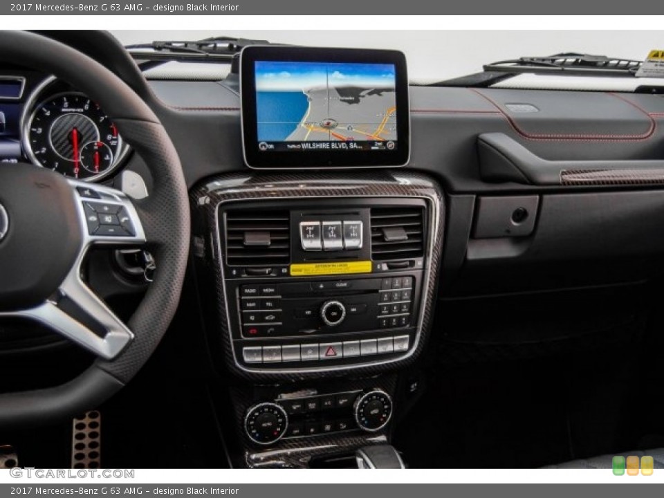 designo Black Interior Controls for the 2017 Mercedes-Benz G 63 AMG #124431505