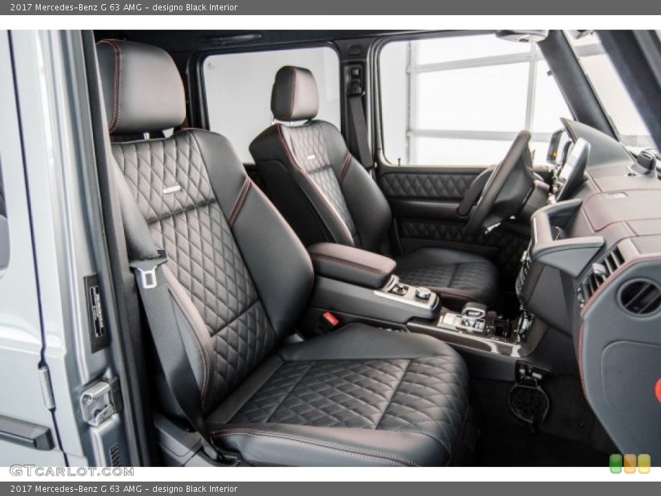 designo Black Interior Front Seat for the 2017 Mercedes-Benz G 63 AMG #124431529