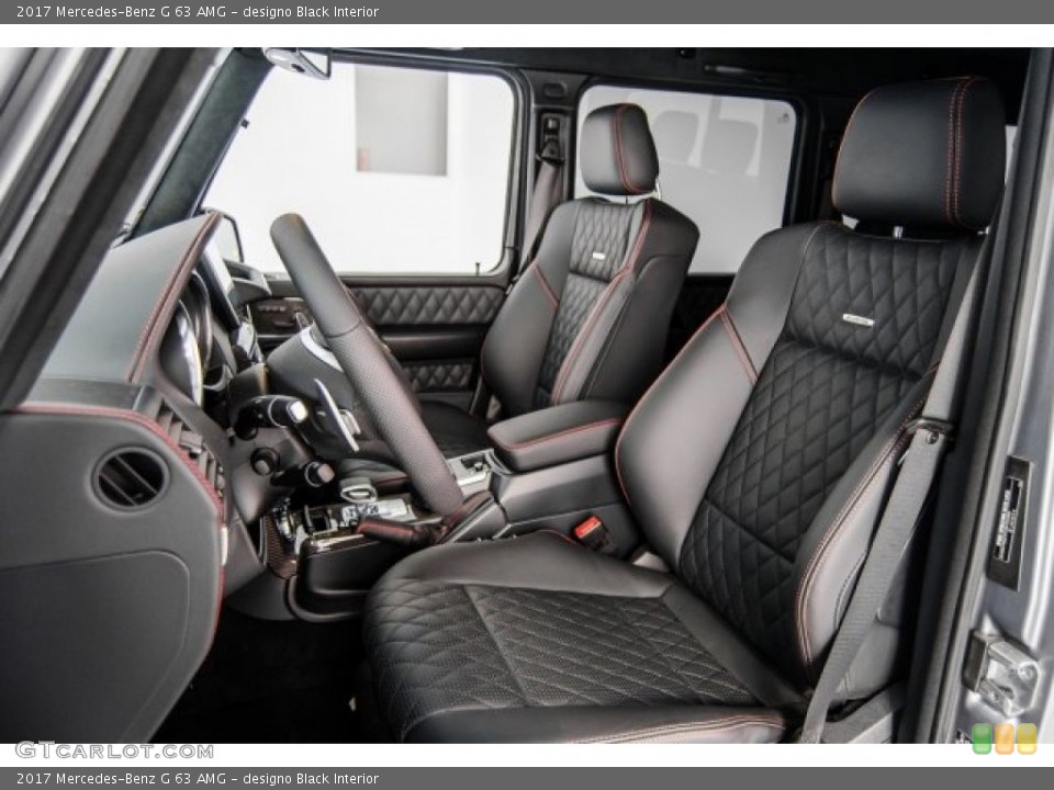 designo Black Interior Photo for the 2017 Mercedes-Benz G 63 AMG #124431781