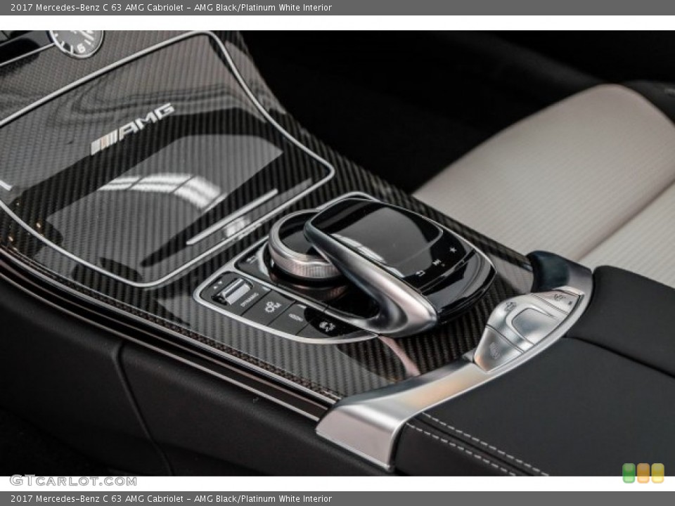AMG Black/Platinum White Interior Transmission for the 2017 Mercedes-Benz C 63 AMG Cabriolet #124432843