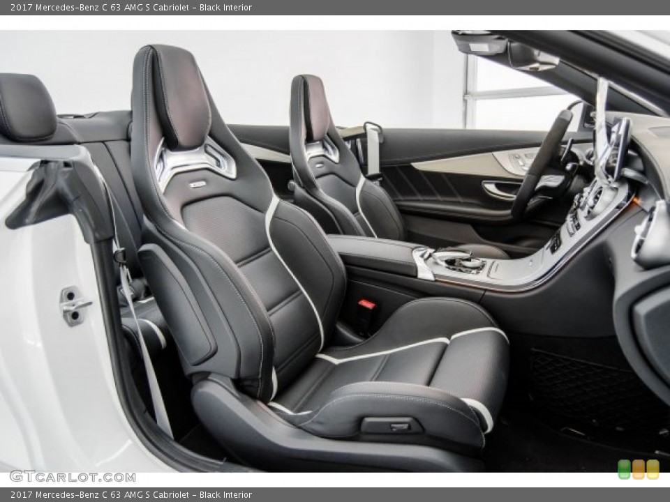 Black Interior Photo for the 2017 Mercedes-Benz C 63 AMG S Cabriolet #124433455