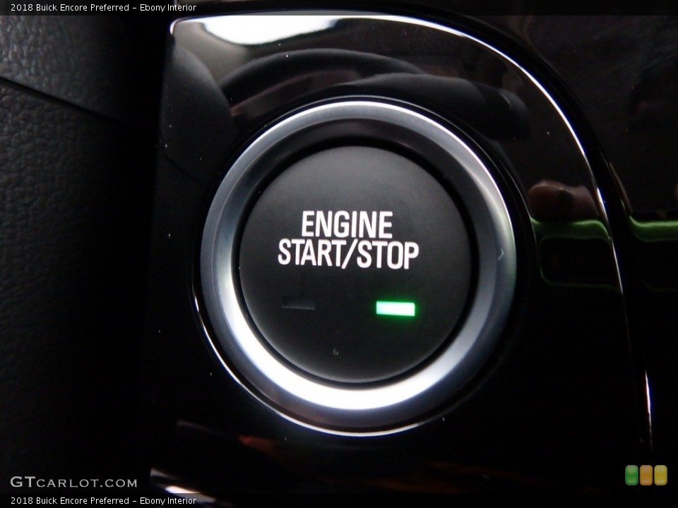 Ebony Interior Controls for the 2018 Buick Encore Preferred #124439098