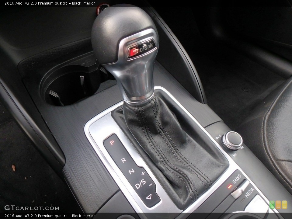 Black Interior Transmission for the 2016 Audi A3 2.0 Premium quattro #124444016
