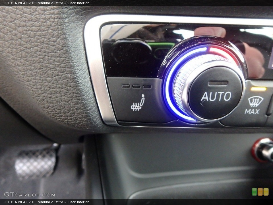 Black Interior Controls for the 2016 Audi A3 2.0 Premium quattro #124444082