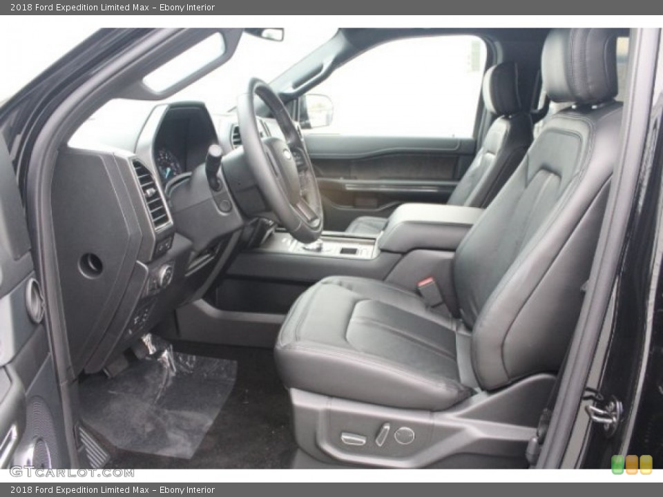 Ebony Interior Front Seat for the 2018 Ford Expedition Limited Max #124450148