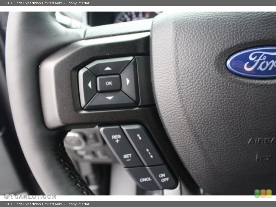 Ebony Interior Controls for the 2018 Ford Expedition Limited Max #124450217