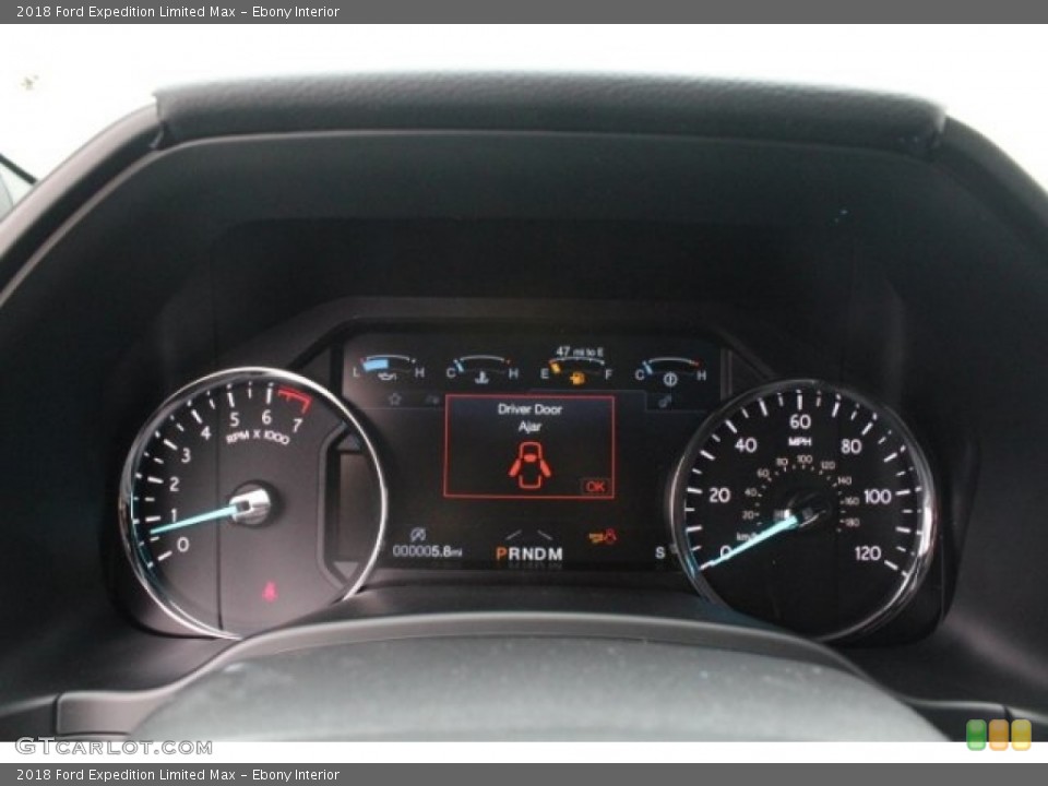 Ebony Interior Gauges for the 2018 Ford Expedition Limited Max #124450247