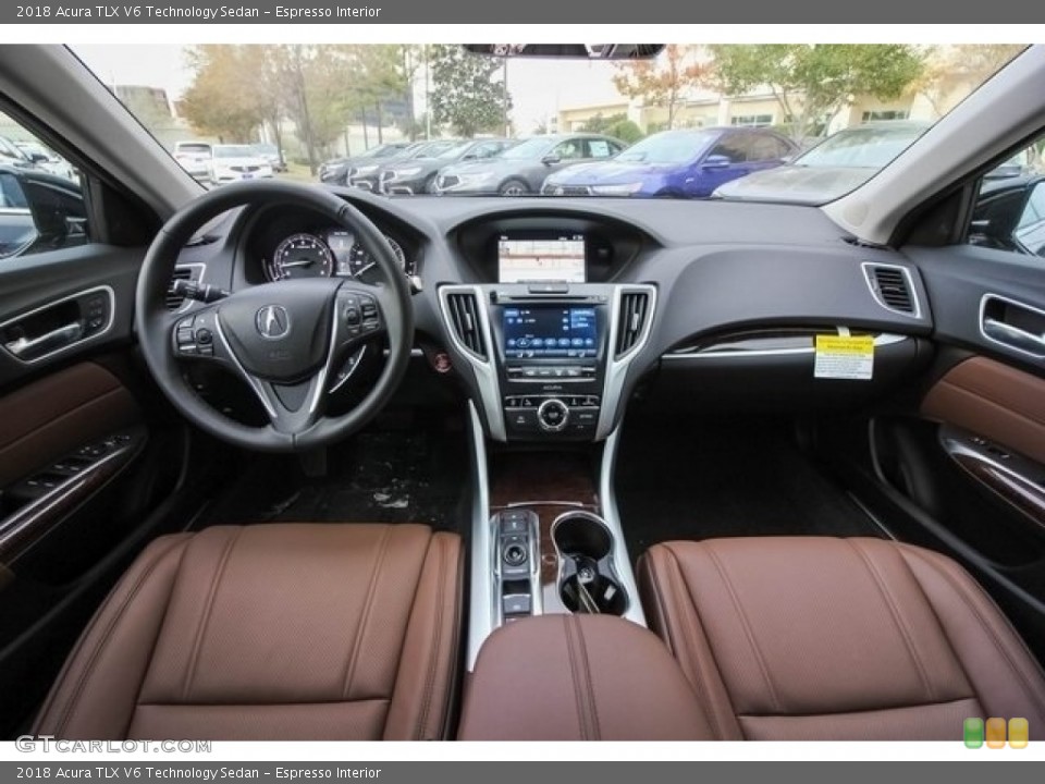 Espresso Interior Photo for the 2018 Acura TLX V6 Technology Sedan #124451537