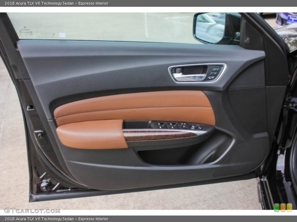 Espresso Interior Door Panel for the 2018 Acura TLX V6 Technology Sedan #124451558