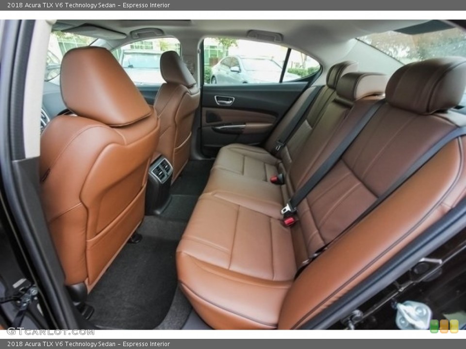 Espresso Interior Rear Seat for the 2018 Acura TLX V6 Technology Sedan #124451597