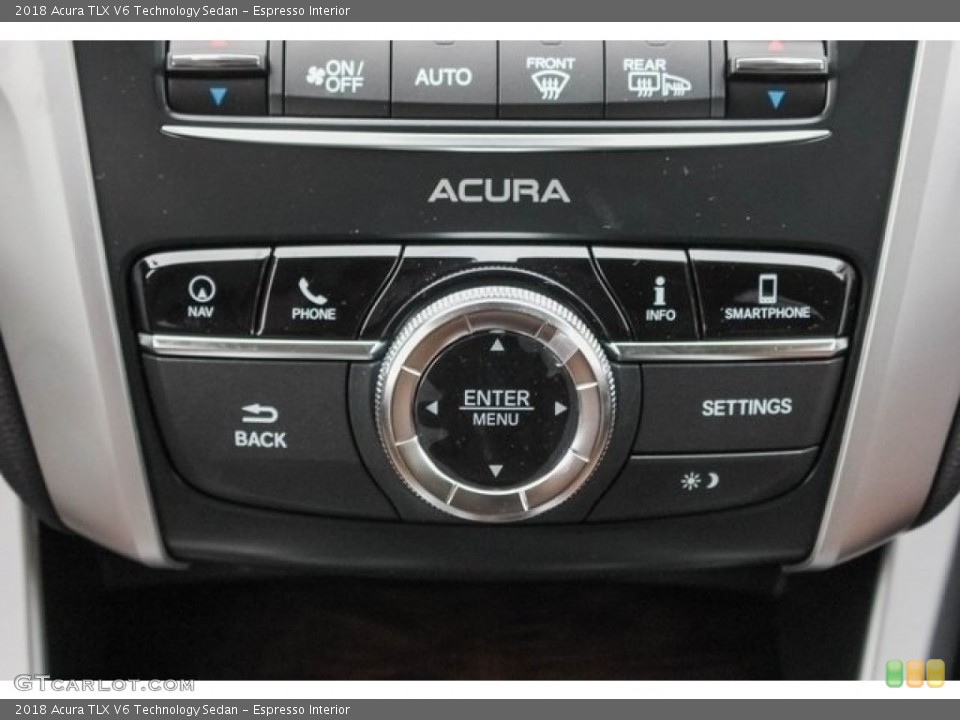 Espresso Interior Controls for the 2018 Acura TLX V6 Technology Sedan #124451681