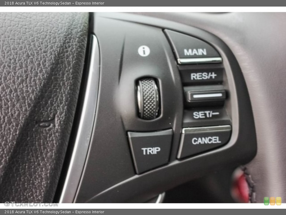 Espresso Interior Steering Wheel for the 2018 Acura TLX V6 Technology Sedan #124451750
