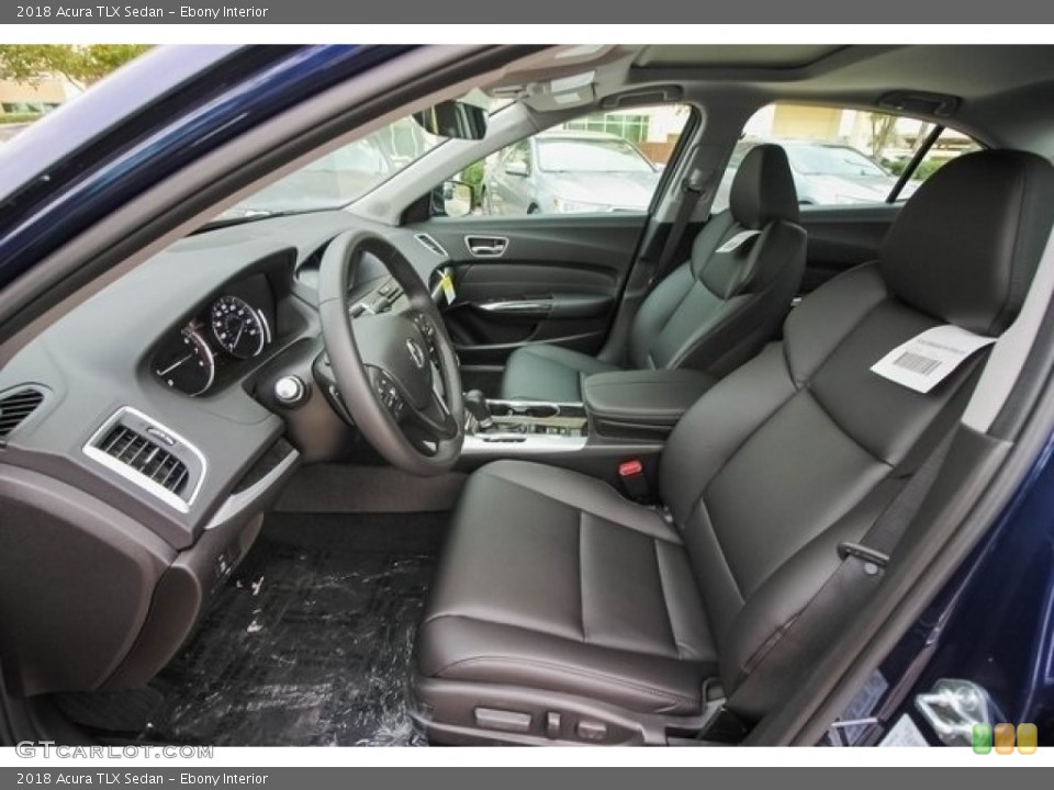 Ebony Interior Front Seat for the 2018 Acura TLX Sedan #124451894