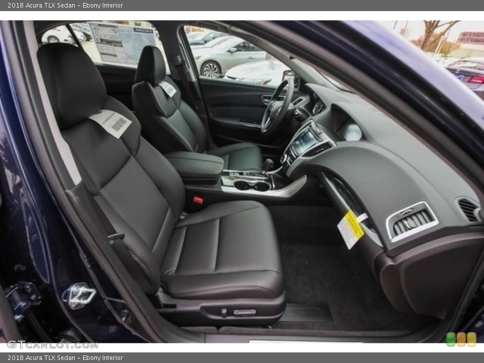 Ebony Interior Front Seat for the 2018 Acura TLX Sedan #124451939