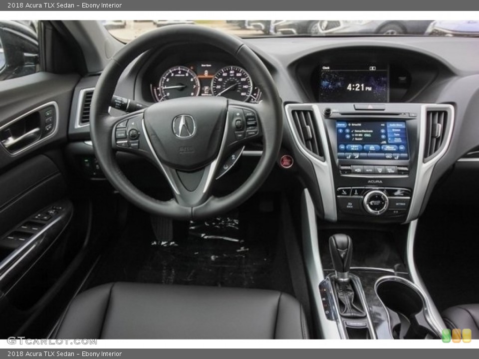 Ebony Interior Dashboard for the 2018 Acura TLX Sedan #124451954