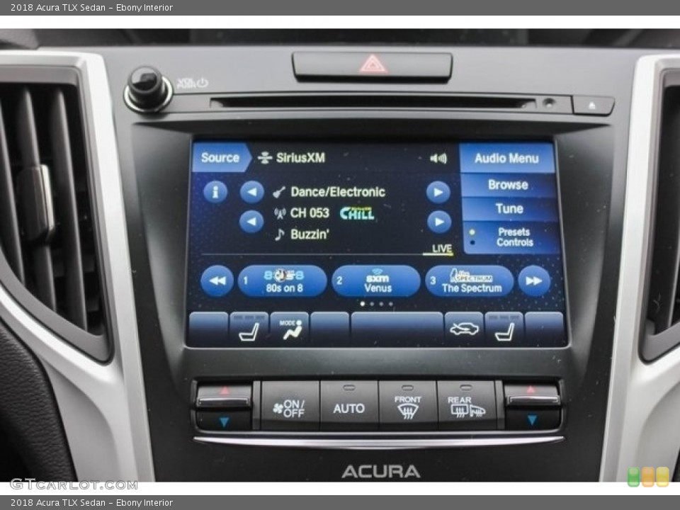 Ebony Interior Controls for the 2018 Acura TLX Sedan #124451981
