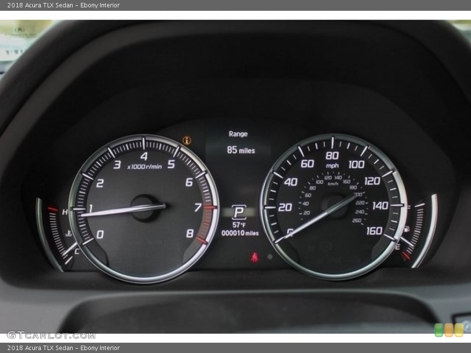 Ebony Interior Gauges for the 2018 Acura TLX Sedan #124452047