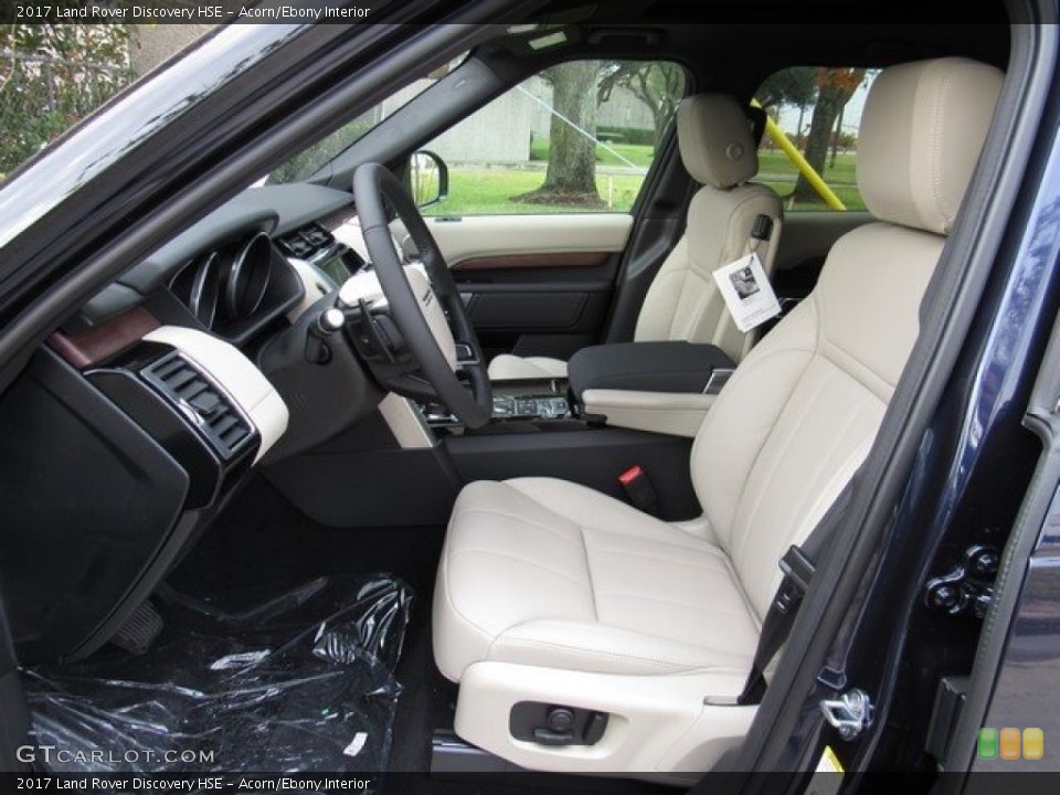 Acorn/Ebony Interior Front Seat for the 2017 Land Rover Discovery HSE #124454982