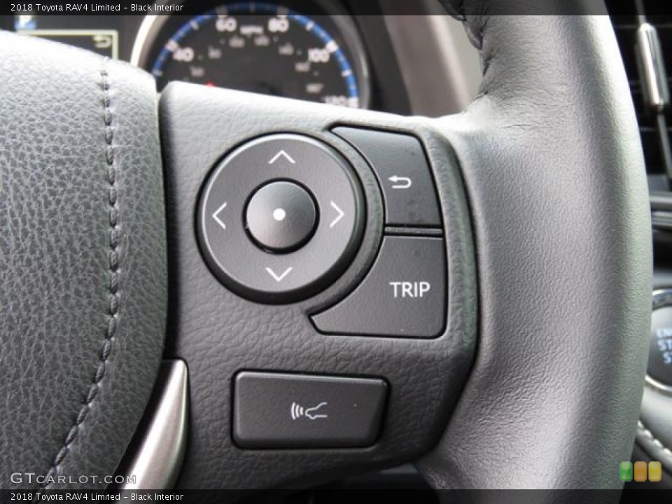 Black Interior Controls for the 2018 Toyota RAV4 Limited #124457049
