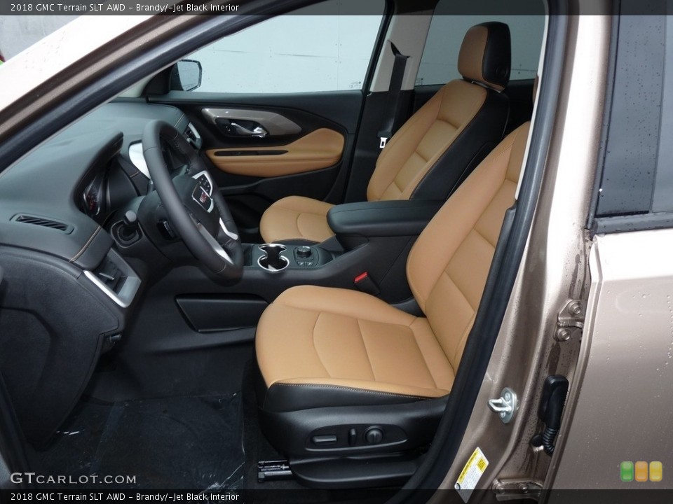 Brandy/­Jet Black Interior Front Seat for the 2018 GMC Terrain SLT AWD #124467690
