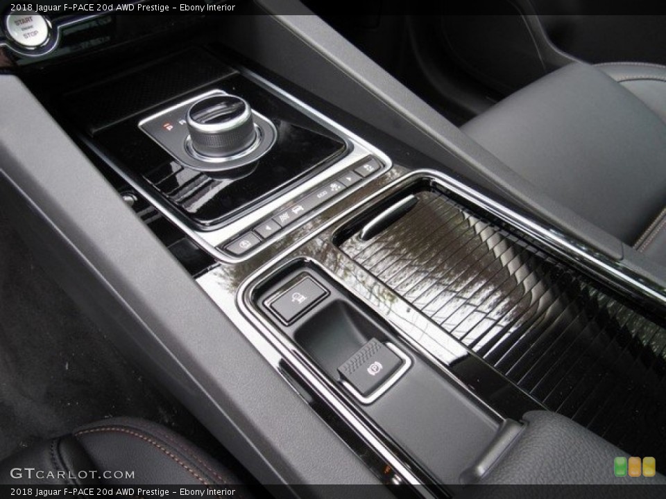 Ebony Interior Transmission for the 2018 Jaguar F-PACE 20d AWD Prestige #124470042