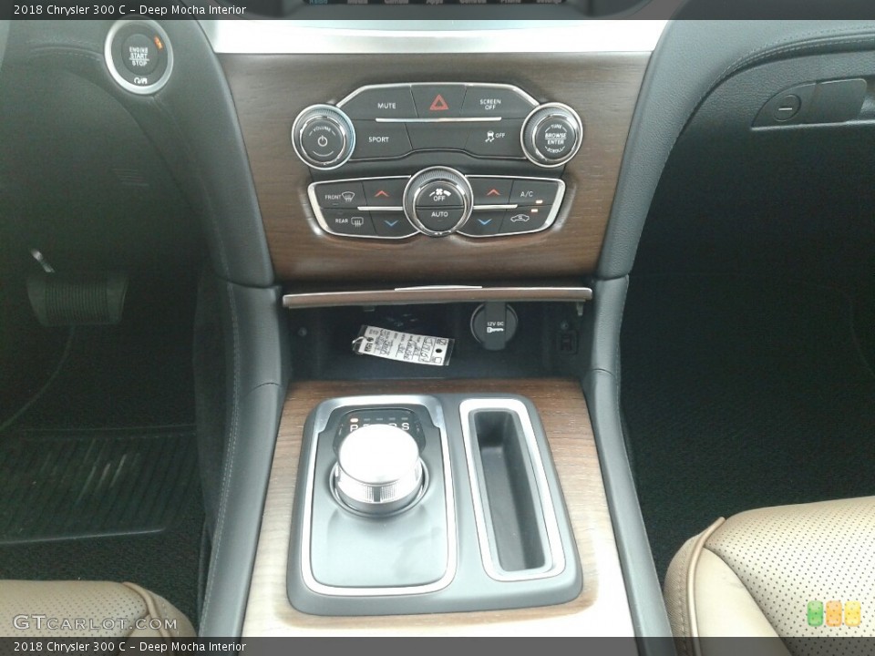 Deep Mocha Interior Controls for the 2018 Chrysler 300 C #124475292