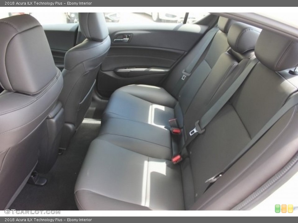 Ebony Interior Rear Seat for the 2018 Acura ILX Technology Plus #124476696