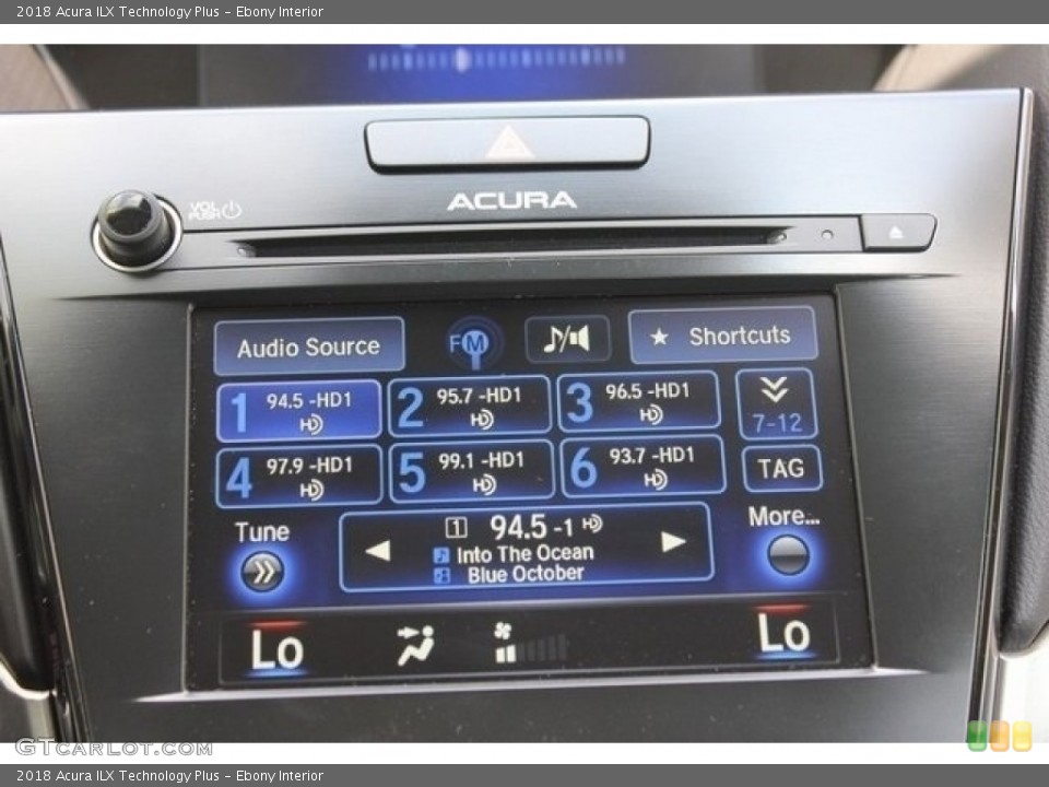 Ebony Interior Controls for the 2018 Acura ILX Technology Plus #124476738