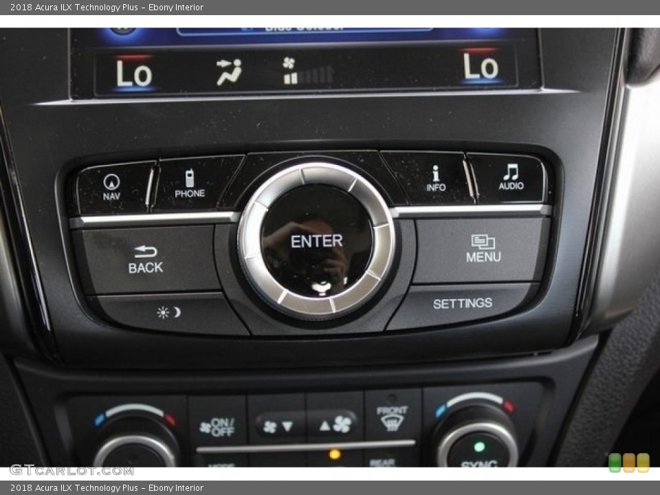 Ebony Interior Controls for the 2018 Acura ILX Technology Plus #124476741