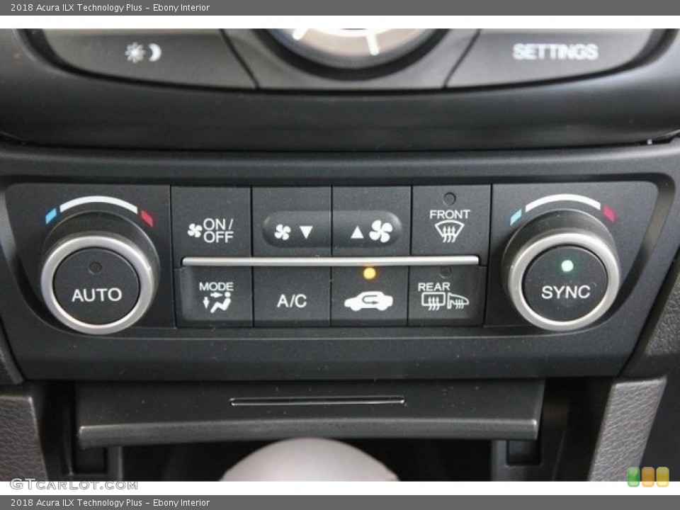 Ebony Interior Controls for the 2018 Acura ILX Technology Plus #124476744