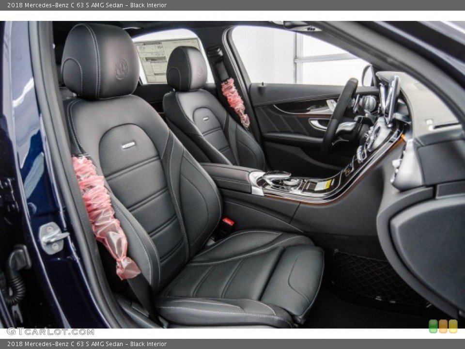 Black Interior Front Seat for the 2018 Mercedes-Benz C 63 S AMG Sedan #124478885