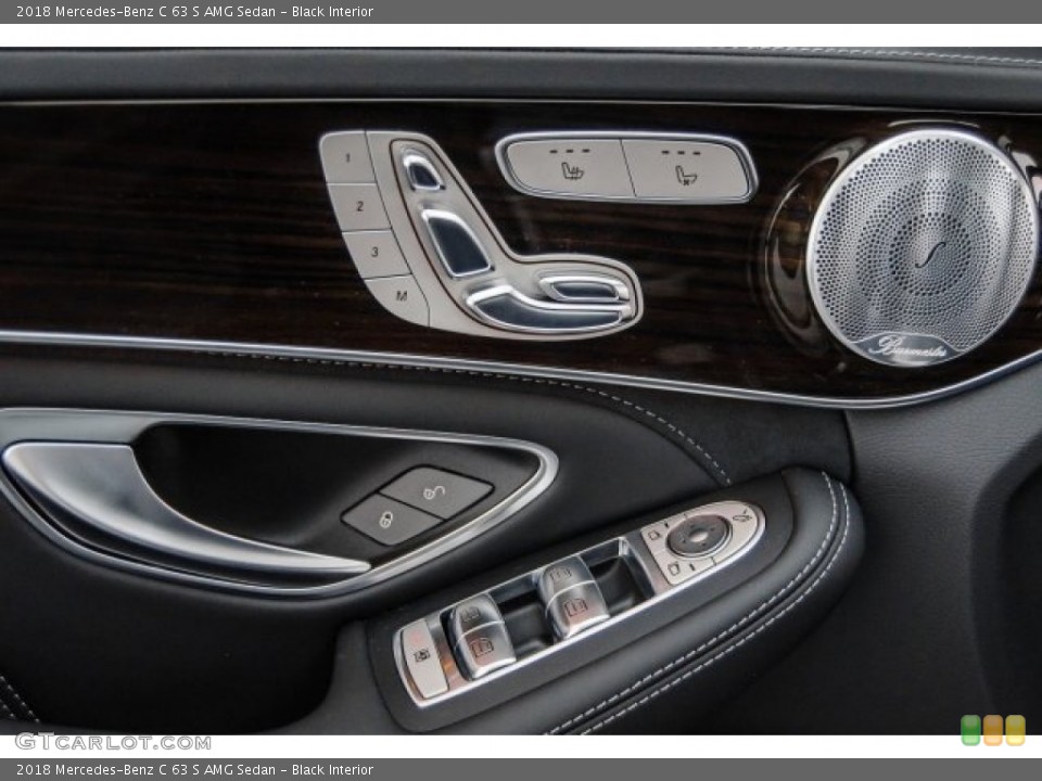 Black Interior Controls for the 2018 Mercedes-Benz C 63 S AMG Sedan #124479359
