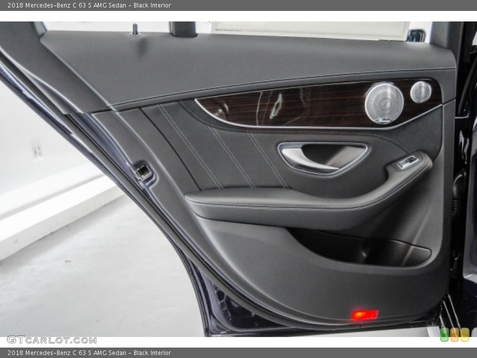 Black Interior Door Panel for the 2018 Mercedes-Benz C 63 S AMG Sedan #124479388