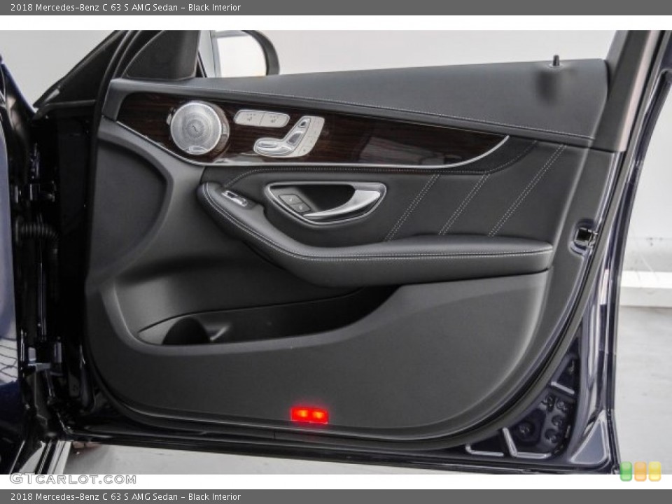 Black Interior Door Panel for the 2018 Mercedes-Benz C 63 S AMG Sedan #124479545