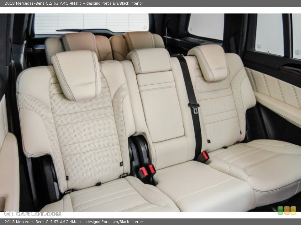 designo Porcelain/Black Interior Rear Seat for the 2018 Mercedes-Benz GLS 63 AMG 4Matic #124480763
