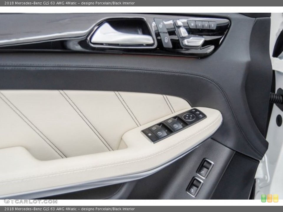 designo Porcelain/Black Interior Controls for the 2018 Mercedes-Benz GLS 63 AMG 4Matic #124481036