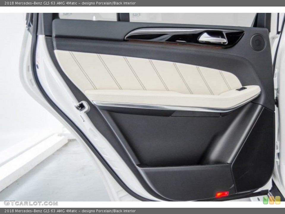 designo Porcelain/Black Interior Door Panel for the 2018 Mercedes-Benz GLS 63 AMG 4Matic #124481048