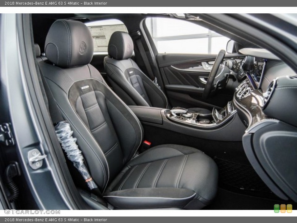 Black Interior Front Seat for the 2018 Mercedes-Benz E AMG 63 S 4Matic #124481612