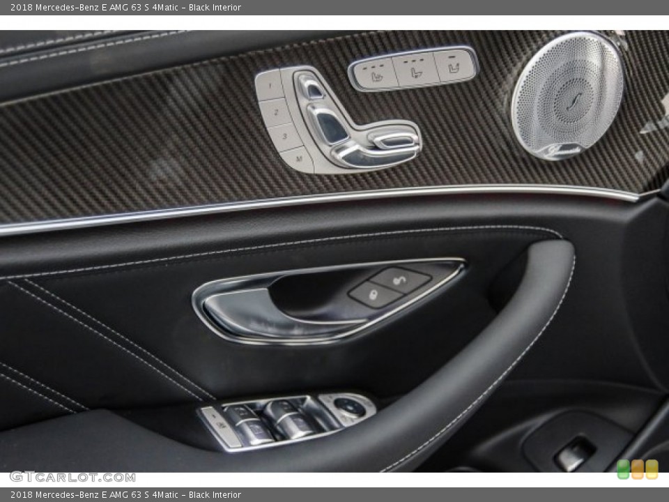Black Interior Controls for the 2018 Mercedes-Benz E AMG 63 S 4Matic #124482020