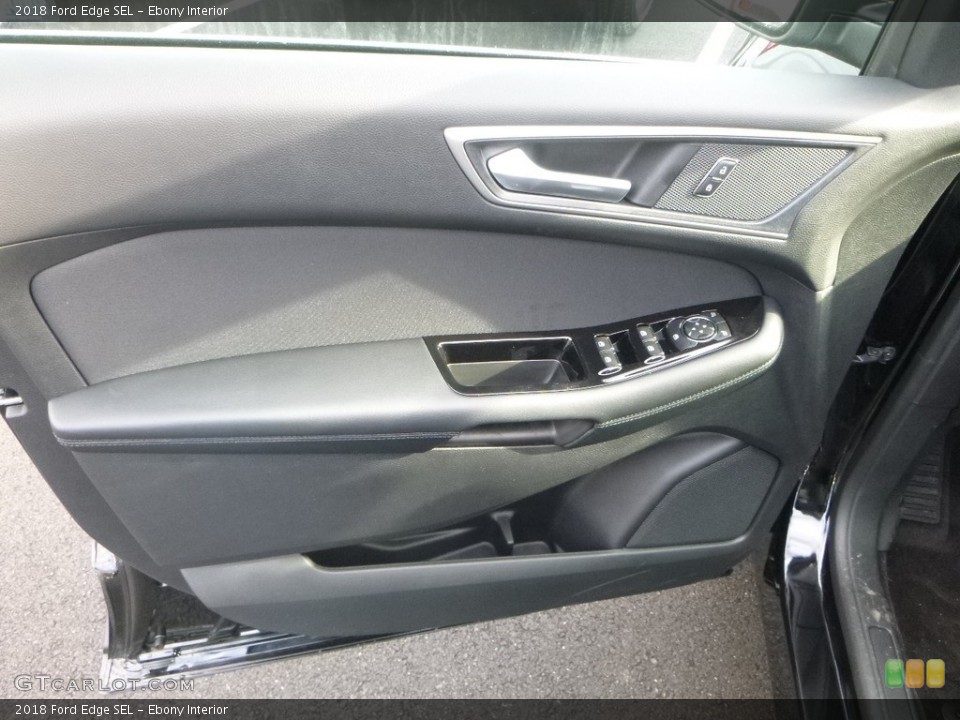 Ebony Interior Door Panel for the 2018 Ford Edge SEL #124484654