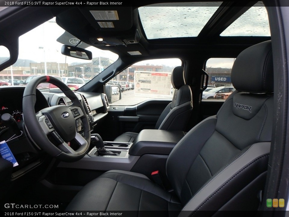 Raptor Black Interior Front Seat for the 2018 Ford F150 SVT Raptor SuperCrew 4x4 #124502171