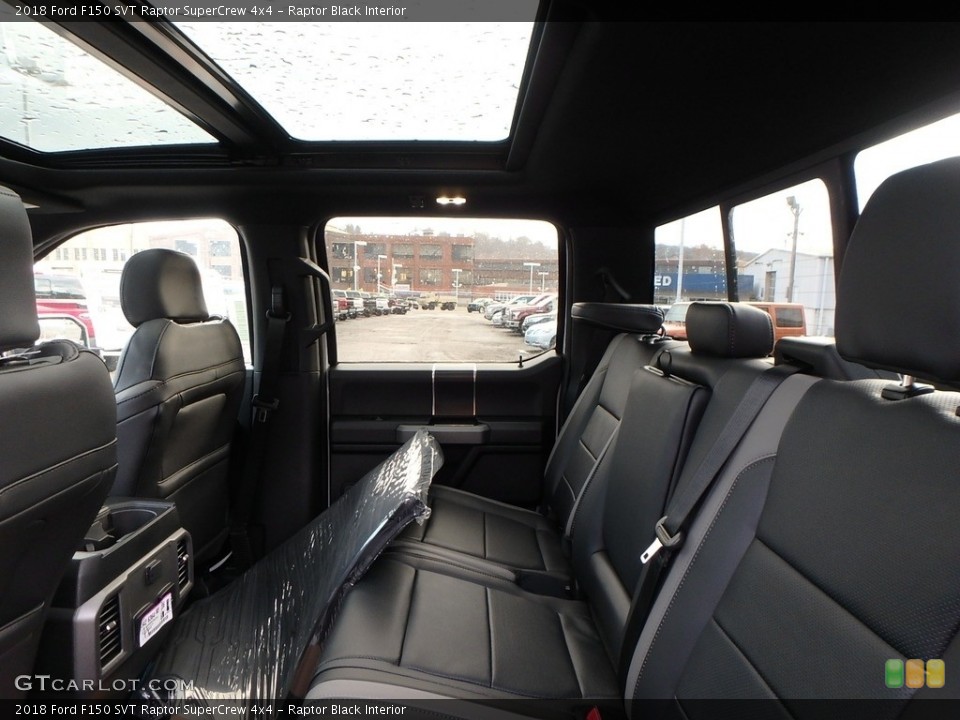 Raptor Black Interior Rear Seat for the 2018 Ford F150 SVT Raptor SuperCrew 4x4 #124502177