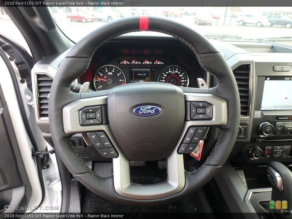 Raptor Black Interior Steering Wheel for the 2018 Ford F150 SVT Raptor SuperCrew 4x4 #124502192