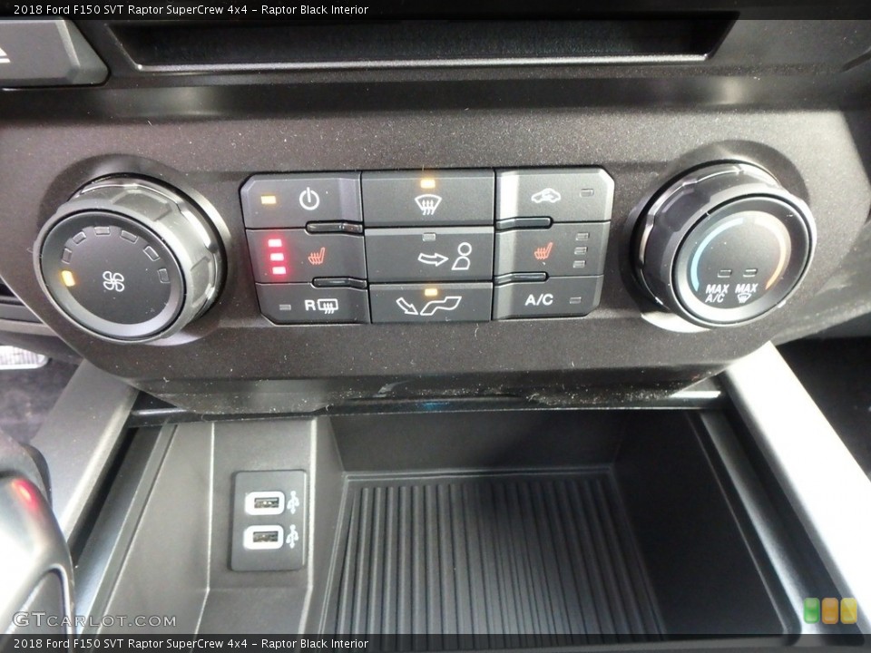 Raptor Black Interior Controls for the 2018 Ford F150 SVT Raptor SuperCrew 4x4 #124502204